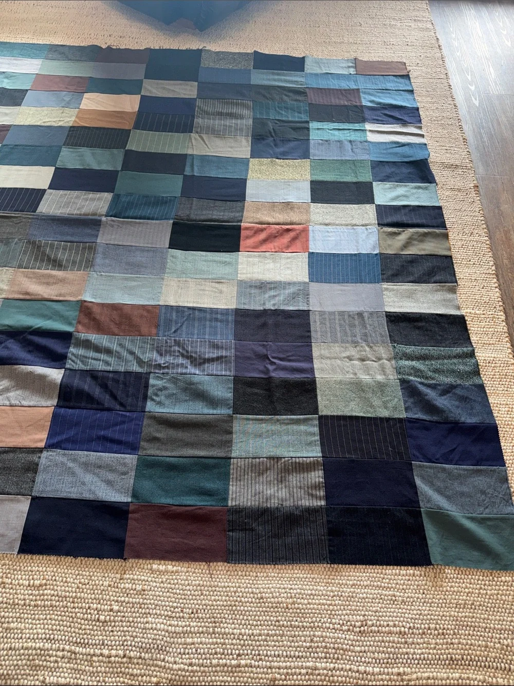 Vintage Patchwork Quilted Top Panel - Picture 4 of 10